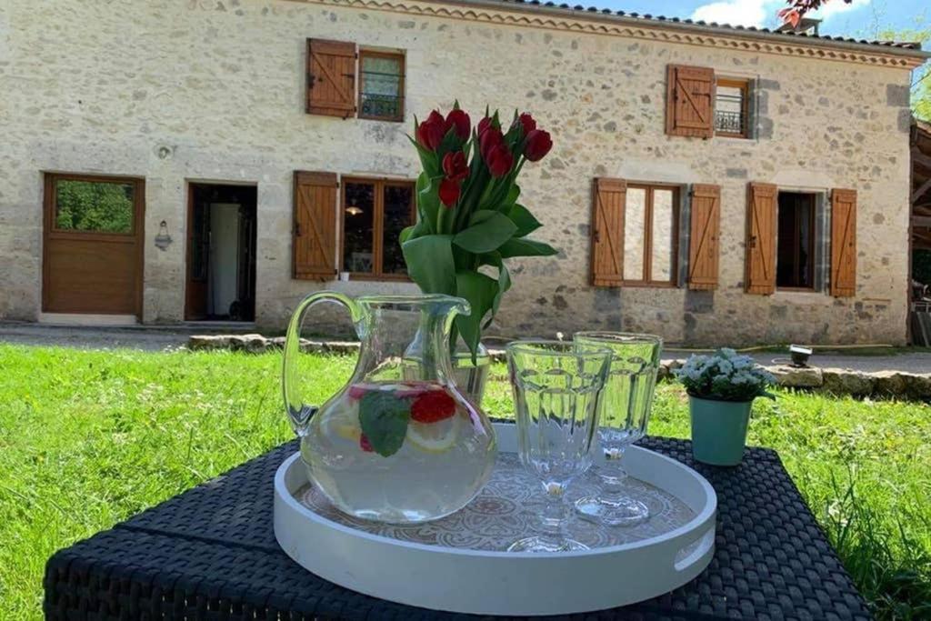 Gite Moulin De Lausseignan Barbaste المظهر الخارجي الصورة